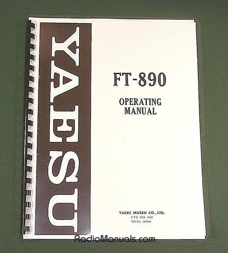 Yaesu FT-890 Instruction Manual